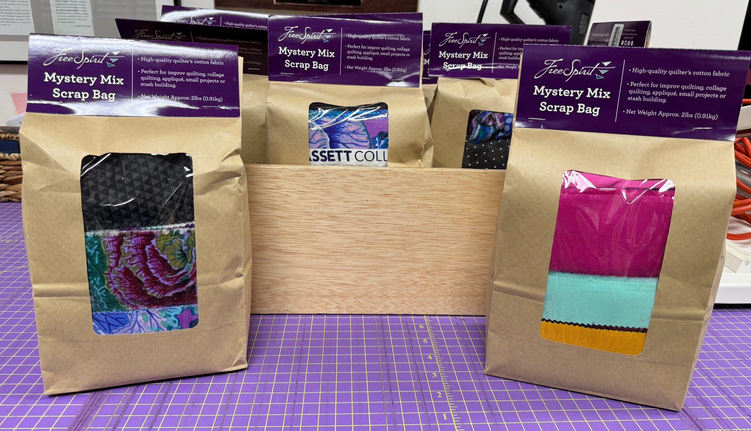 Mystery Mix Scrap Bags by Free Spirit Fabrics