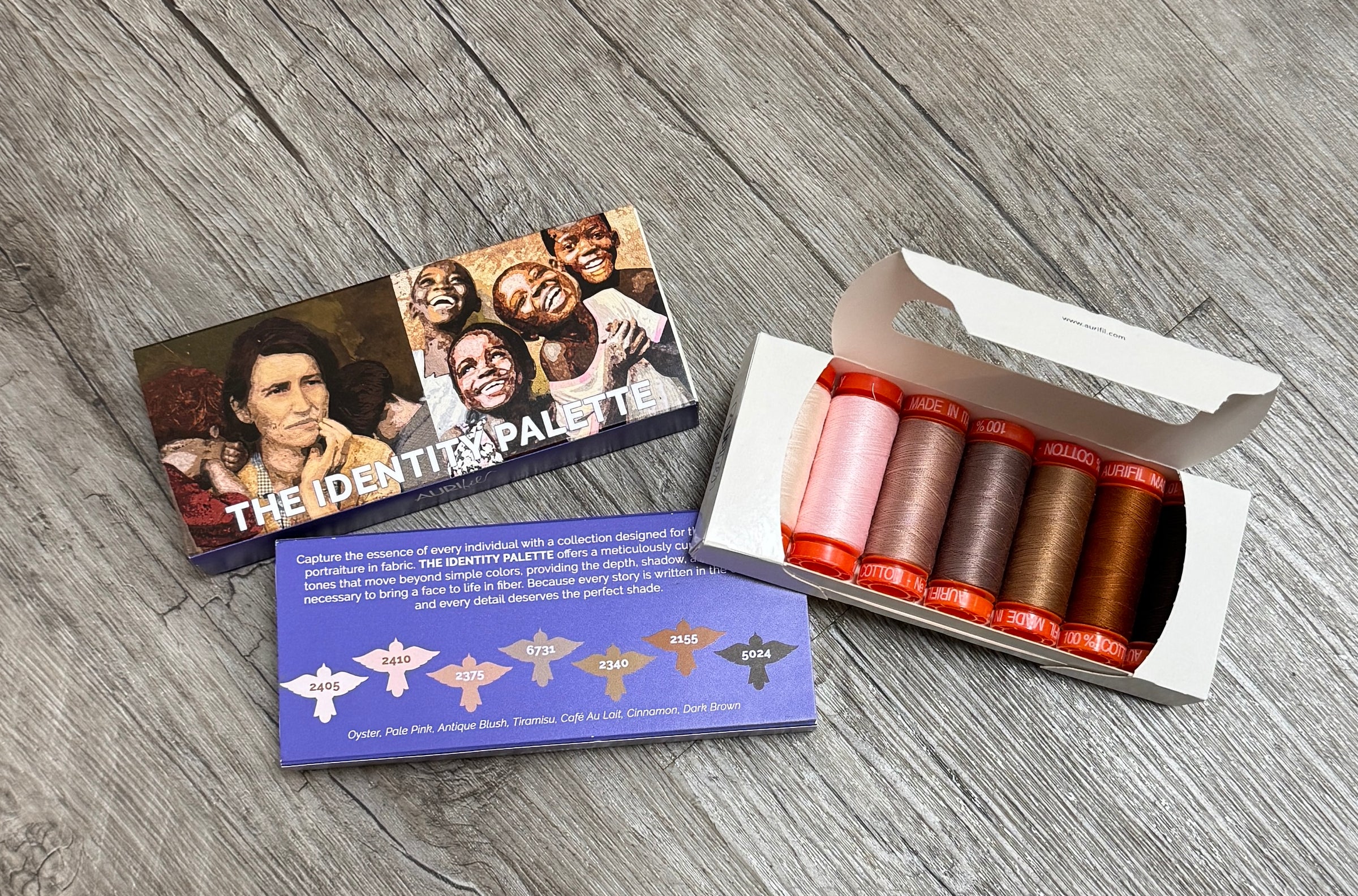 "The Identity Palette" Aurifil Thread Collection by Julianne Walther - Cary Quilting Exclusive!