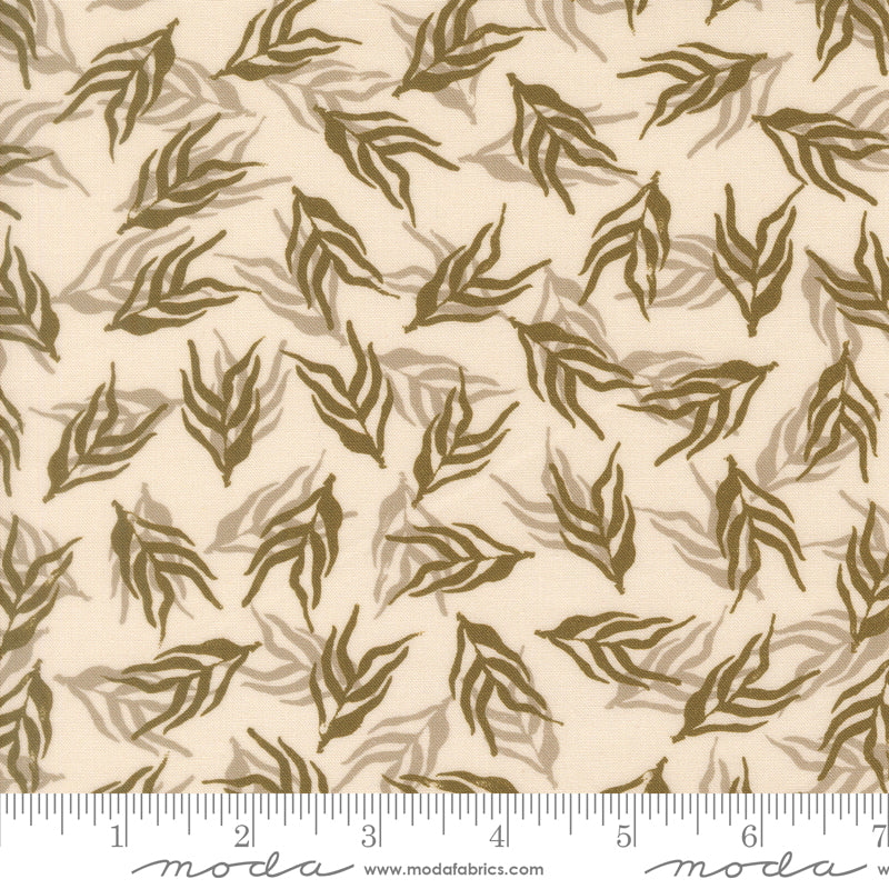Imprint Quilt Fabric - Dancing Palms in Ivory - 25182 11