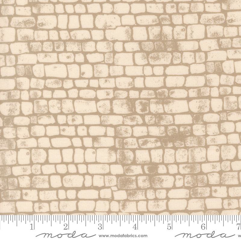 Imprint Quilt Fabric - Pathway in Ivory - 25183 11