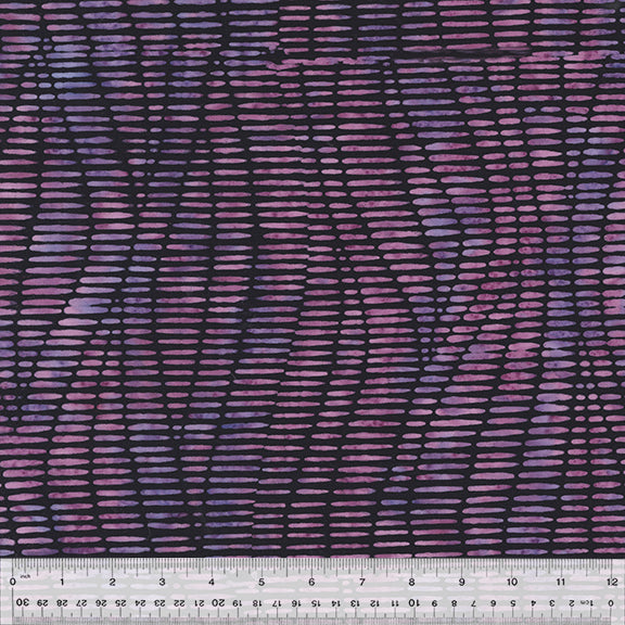 In Stitches Batik Quilt Fabric - Amethyst Purple - 866Q-12