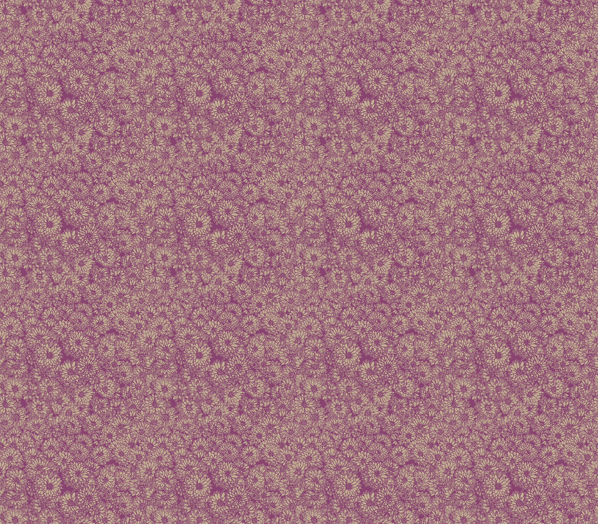 Indelible Quilt Fabric by Anna Maria Parry - Mums in Mauve Purple - AMT1002-84V