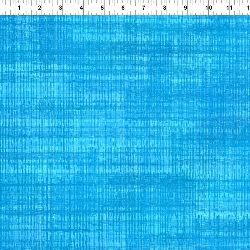 Interwoven Quilt Fabric - Blender in Deep Sky Blue - 1WVN 25