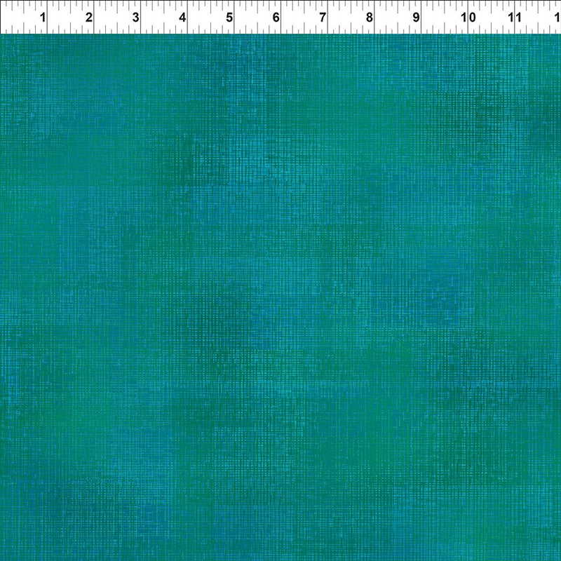 Interwoven Quilt Fabric - Blender in Emerald Blue/Green - 1WVN 17