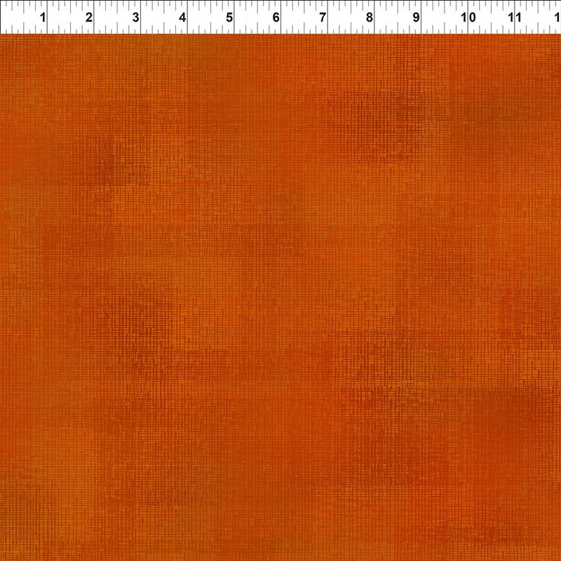 Interwoven Quilt Fabric - Blender in Pumpkin Orange - 1WVN 7