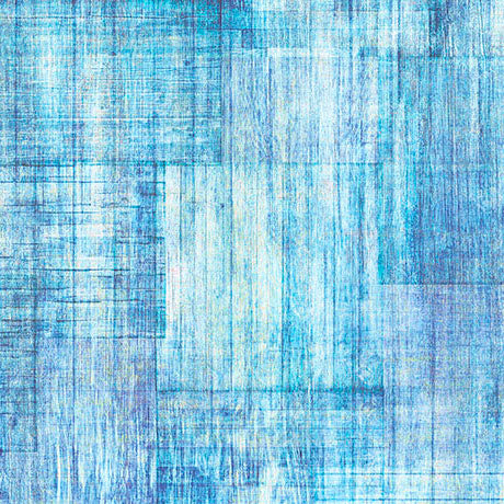 Into the Woods Quilt Fabric - Wood Texture in Blue  - 2600 30840 B