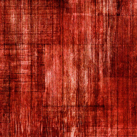 Into the Woods Quilt Fabric - Wood Texture in Brick Red  - 2600 30840 RC