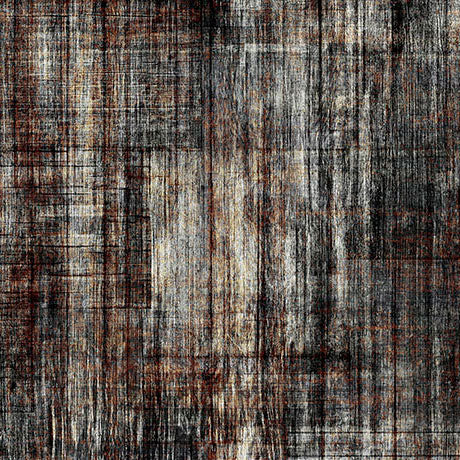 Into the Woods Quilt Fabric - Wood Texture in Charcoal Gray  - 2600 30840 KJ