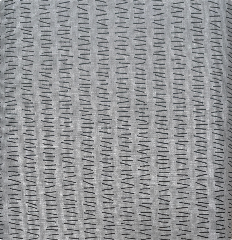 Japanese Imported Quilt Fabric - Handworks MaNo Crie Hash Marks in Gray - MC10616-C