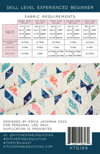 The Sybil Quilt Pattern from Kitchen Table Quilting - KTQ188