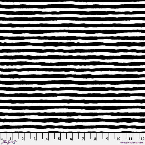 Kaffe Fassett Collective - Brandon Mably - Black/White Stripe - PWBM084.WHITE