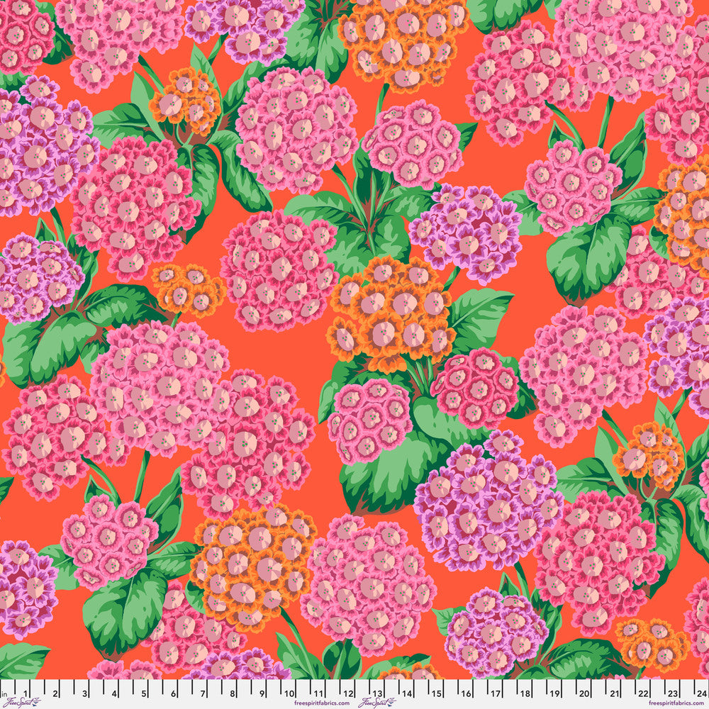Kaffe Fassett Collective August 2025 Quilt Fabric - Alpines in Red - PWPJ131.RED