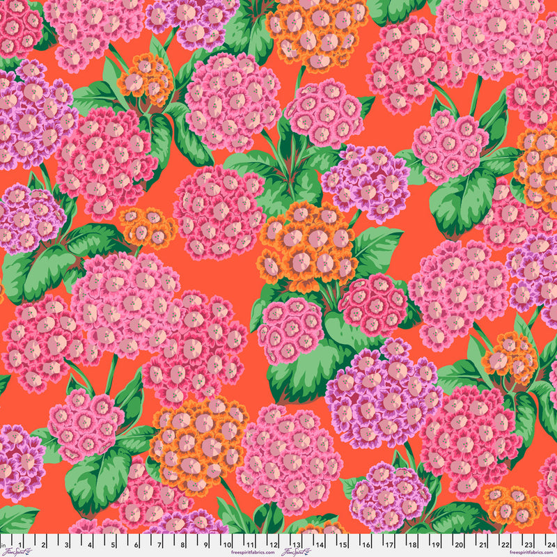 Kaffe Fassett Collective August 2025 Quilt Fabric - Alpines in Red - PWPJ131.RED
