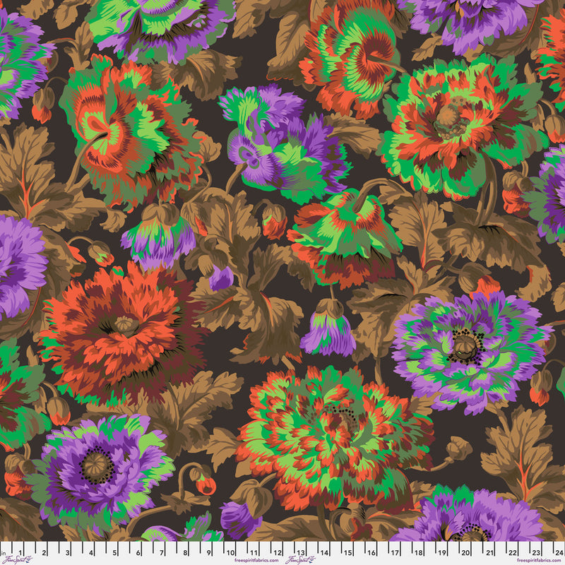 Kaffe Fassett Collective August 2025 Quilt Fabric - Rosemary in Dark - PWPJ134.DARK