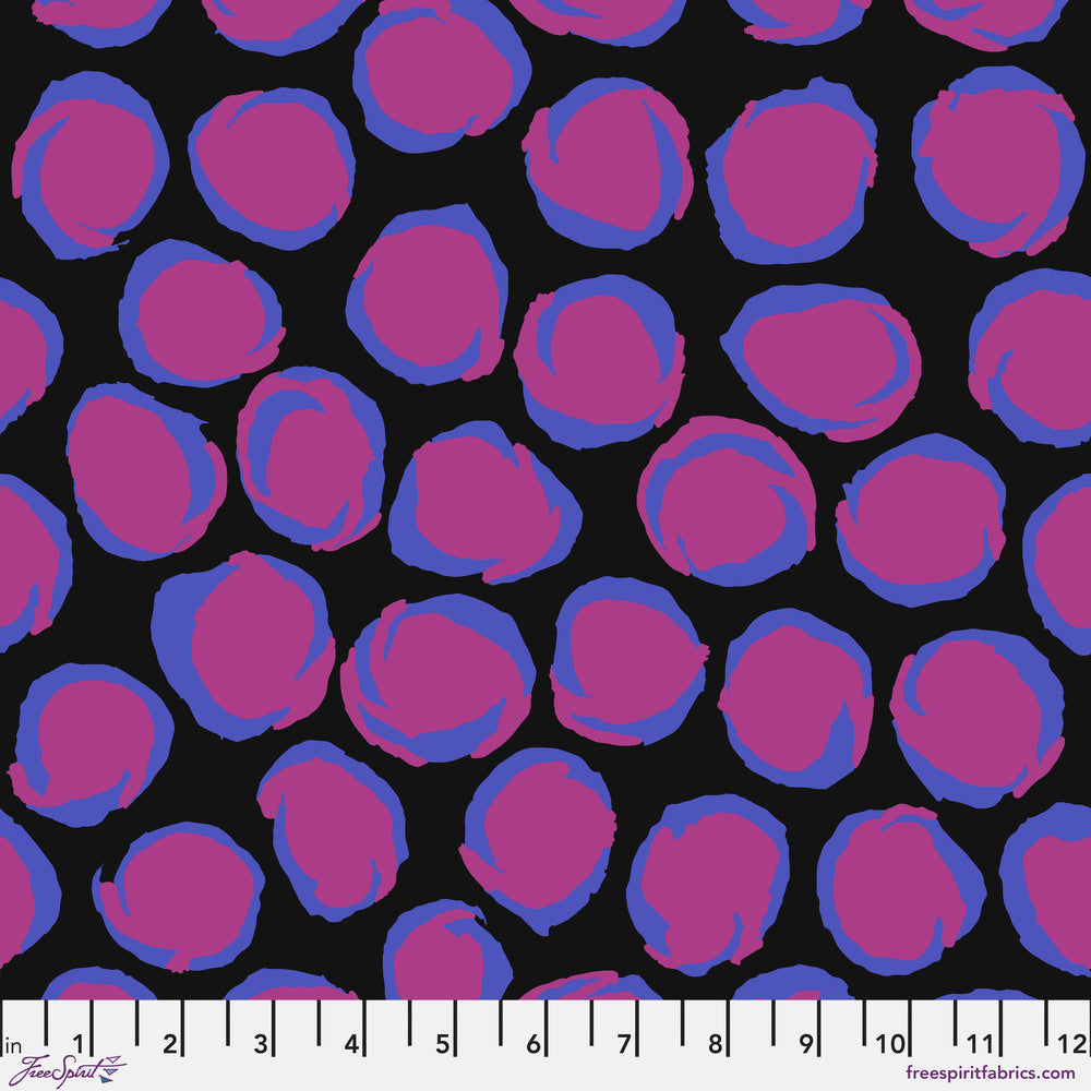 Kaffe Fassett Collective August 2025 Quilt Fabric - Twist in Black - PWBM102.BLACK