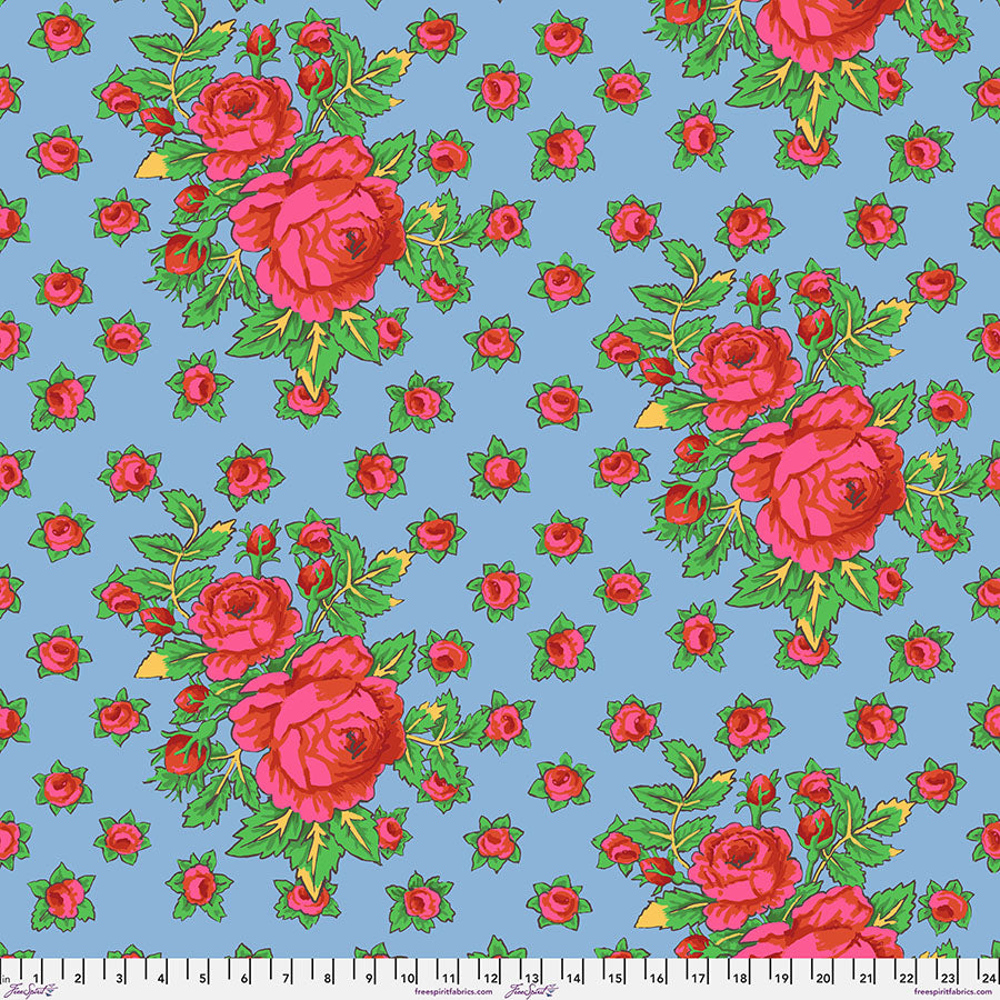 Kaffe Fassett Collective February 2026 Quilt Fabric - Rosie in Sky - PWGP212.SKY