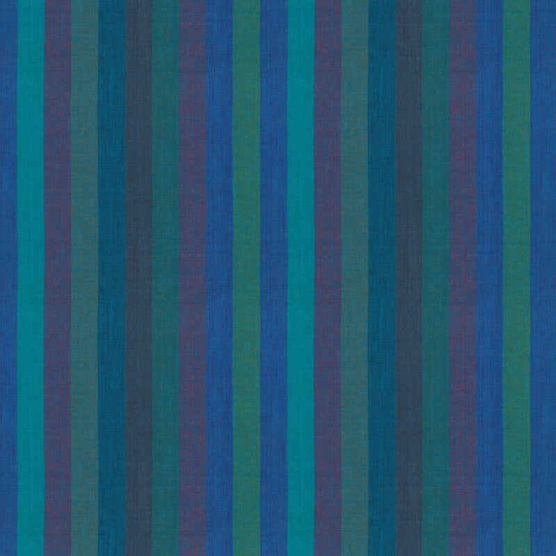 Kaffe Fassett Woven Stripes Quilt Fabric - Broad Stripe in Blue - WSGP003.BLUE