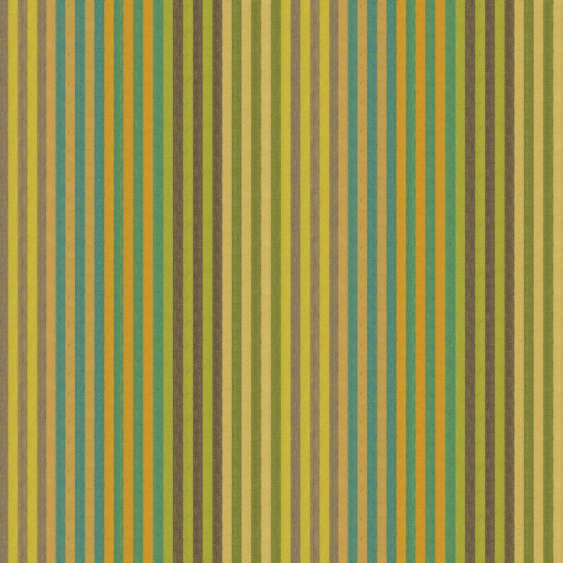 Kaffe Fassett Woven Stripes Quilt Fabric - Caterpillar Stripe in Sprout - WSGP001.SPROUT