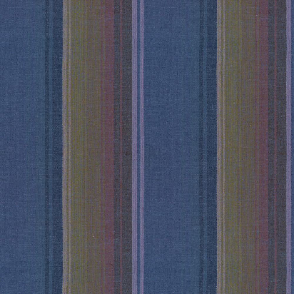 Kaffe Fassett Woven Stripes Quilt Fabric - Exotic Stripe in Denim - WSGP004.DENIM