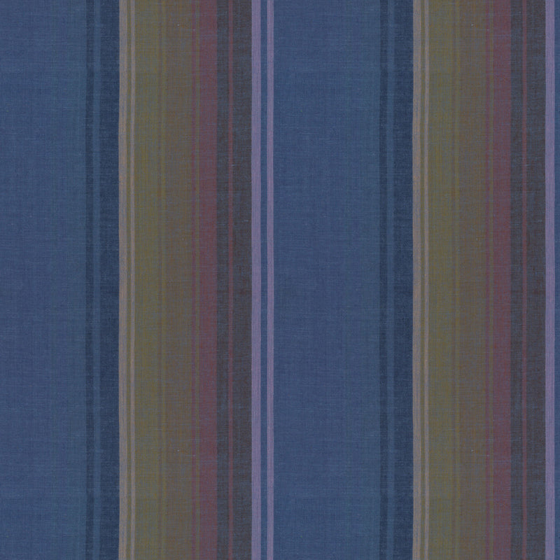 Kaffe Fassett Woven Stripes Quilt Fabric - Exotic Stripe in Denim - WSGP004.DENIM