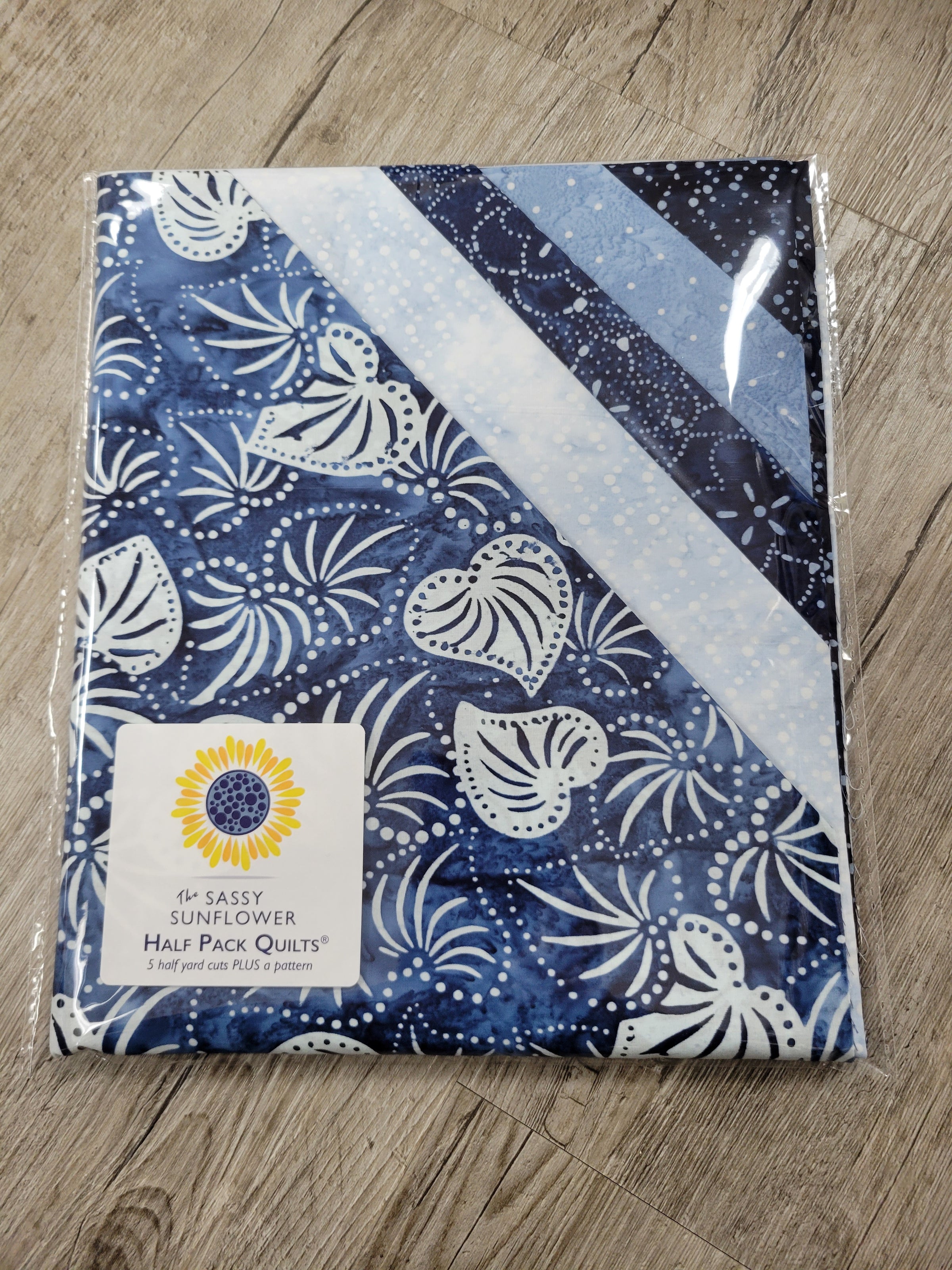Kasuri - The Sassy Sunflower Half Pack Quilts™ Kit