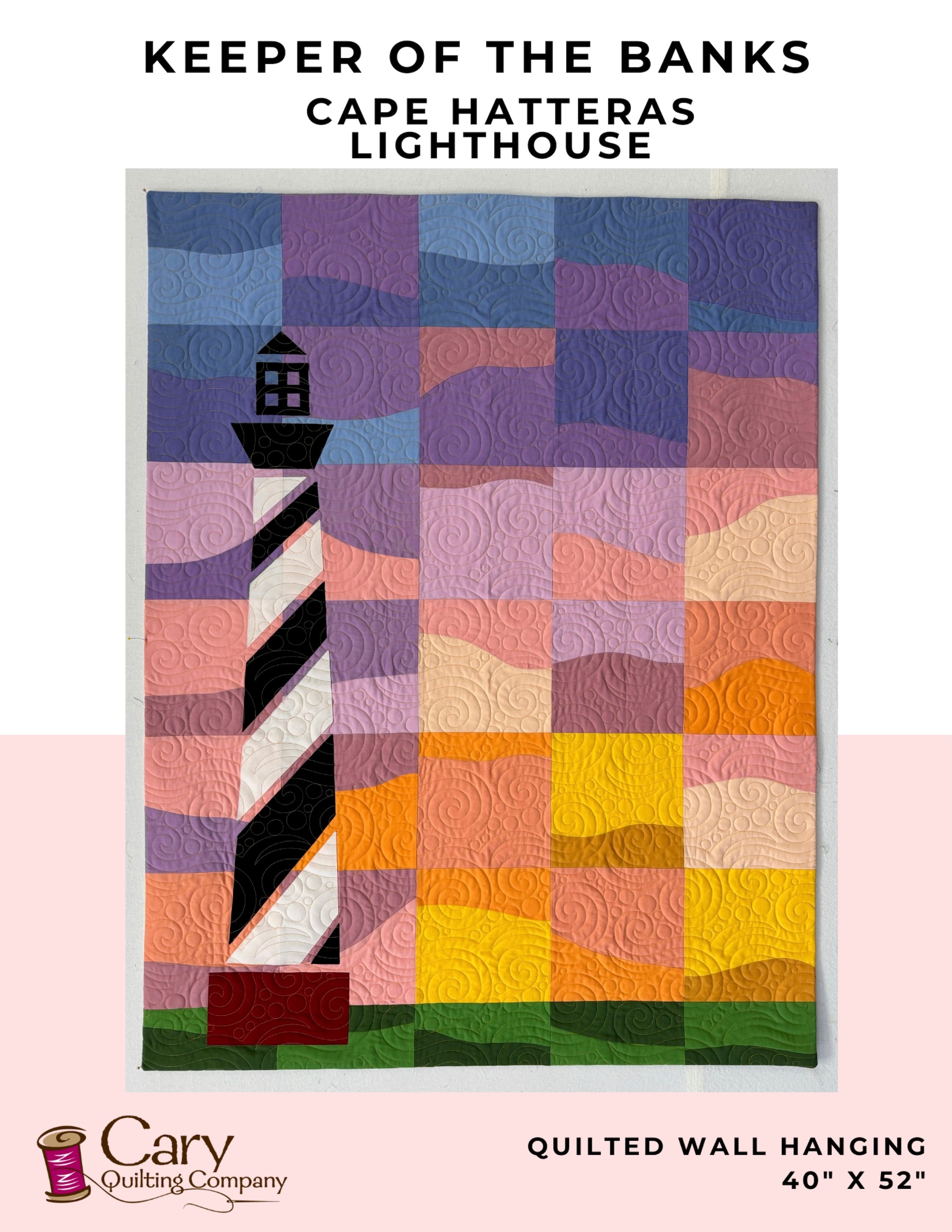 Digital Download: Keeper of the Banks Cape Hatteras Lighthouse Quilt Pattern