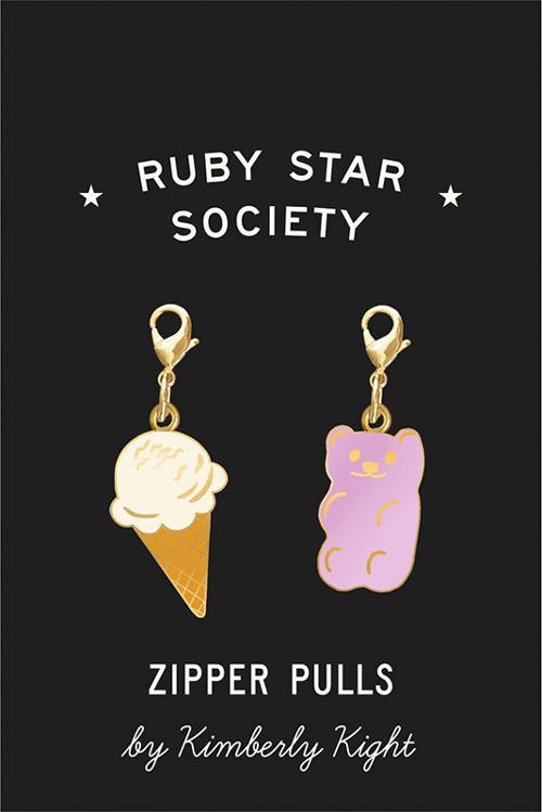 Kimberly Zipper Pulls from Ruby Star Society - 2 Count - RS 7053