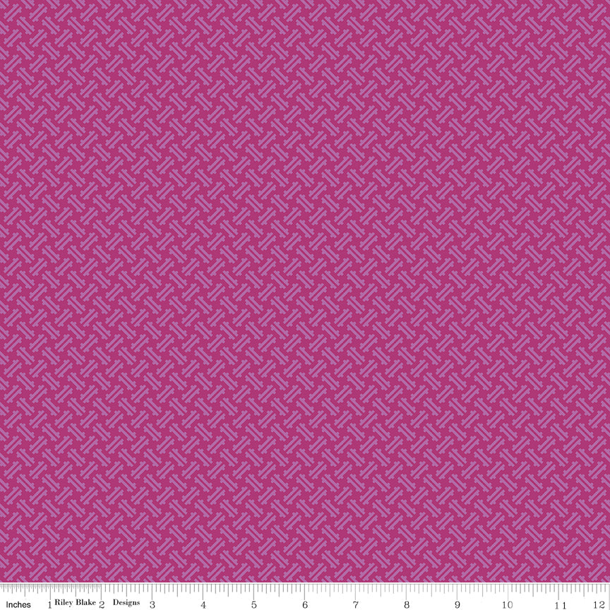 Kipling Gardens Quilt Fabric - Loxley in Fuchsia Pink - C17885-FUCHSIA
