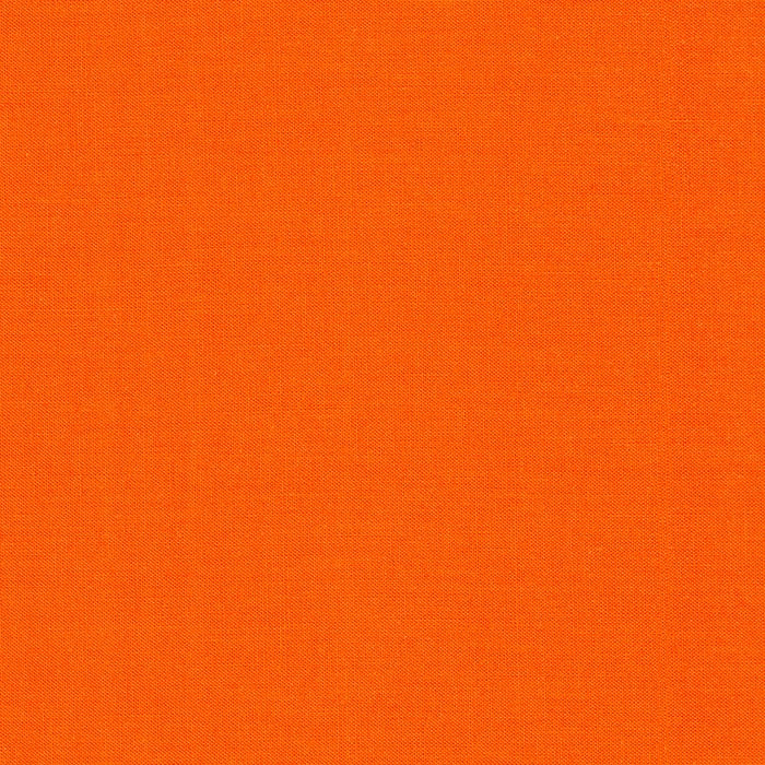 Kona Cotton Solid in Tangerine Orange - K001-1370
