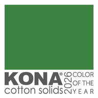Kona Cotton Solid in Wander Green  - K001-2186 - KONA COLOR OF THE YEAR 2026