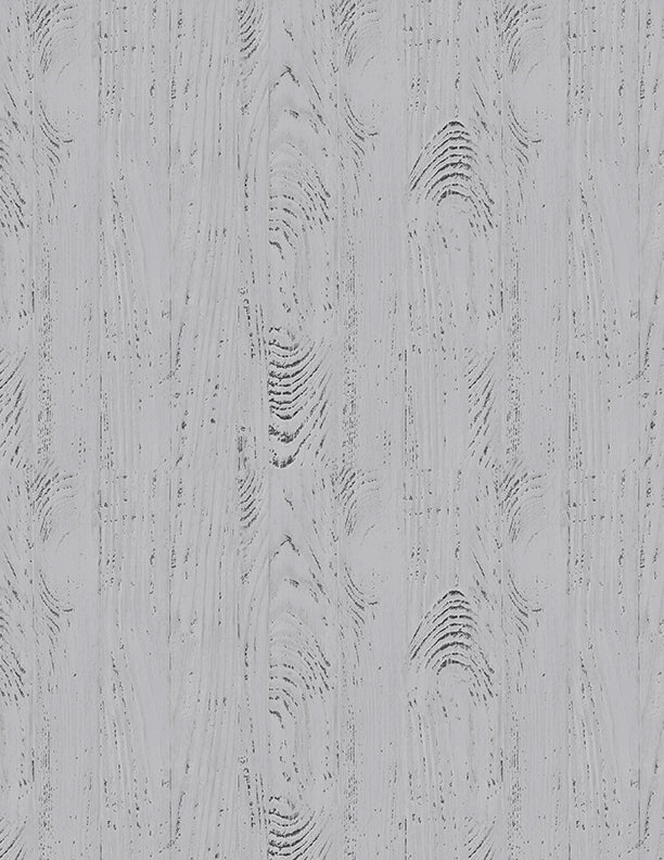 Lake Retreat Quilt Fabric - Wood Texture in Gray - 3057 59041 990