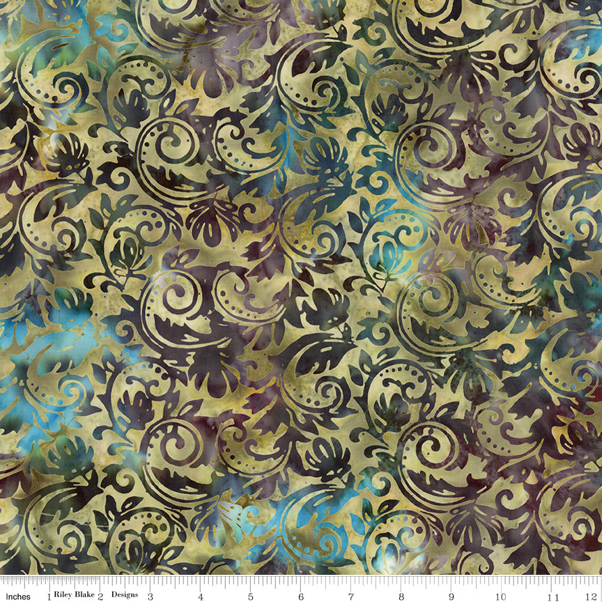 Legacy Expressions Batik Quilt Fabric - Beach Glass - BT23672-144