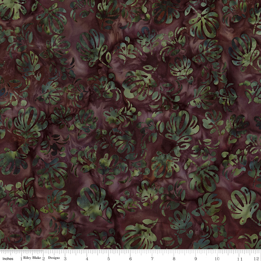 Legacy Expressions Batik Quilt Fabric - Blackberry Steel - BT23674-588