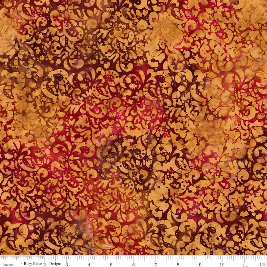 Legacy Expressions Batik Quilt Fabric - Bronze Sea - BT23673-145