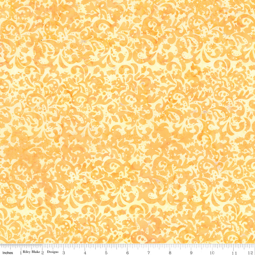 Legacy Expressions Batik Quilt Fabric - Chalk Gold - BT23673-660