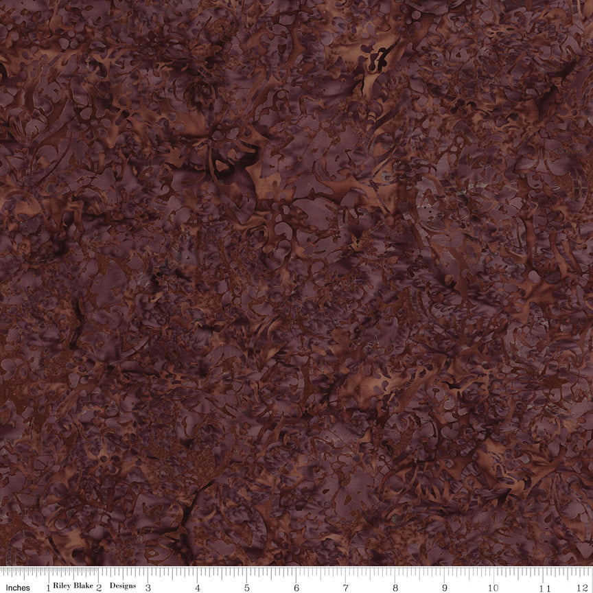 Legacy Expressions Batik Quilt Fabric - Dark Dahlia - BT23671-627