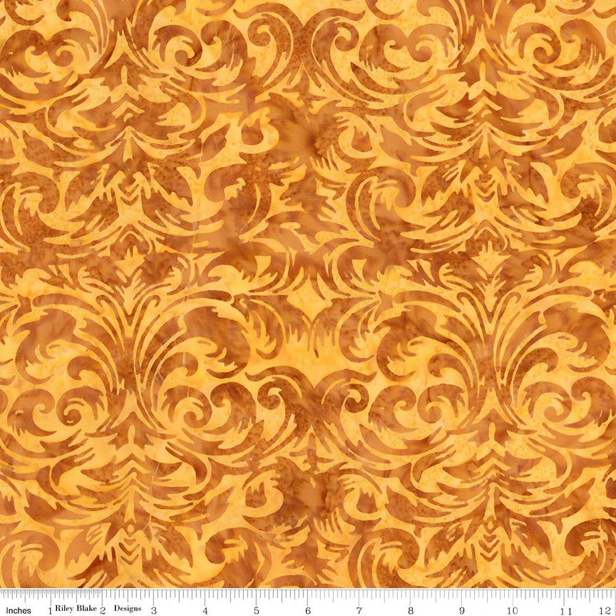 Legacy Expressions Batik Quilt Fabric - Ochre Stain - BT23670-664