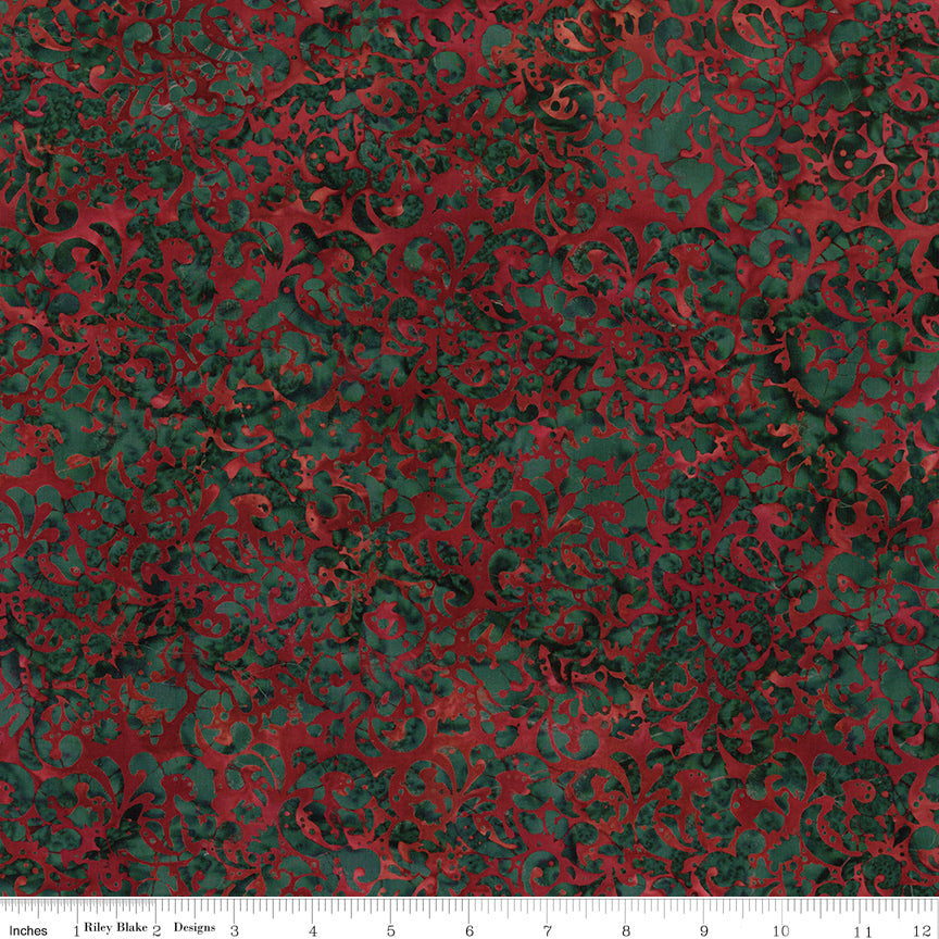Legacy Expressions Batik Quilt Fabric - Raspberry Jade - BT23673-284