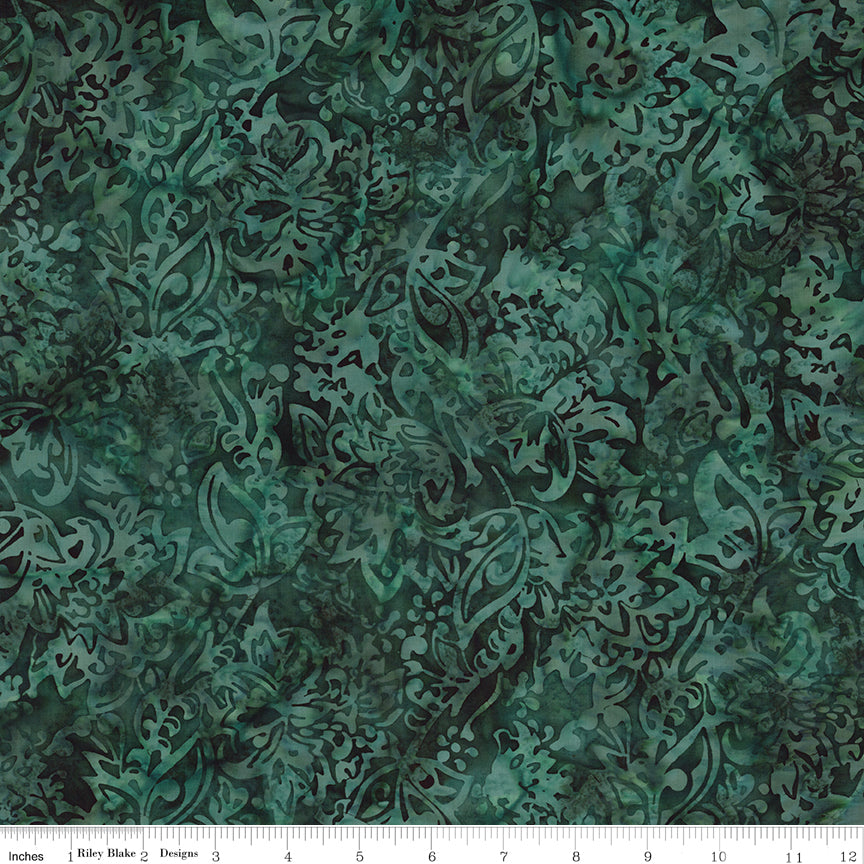 Legacy Expressions Batik Quilt Fabric - Tropical Rainforest - BT23671-286