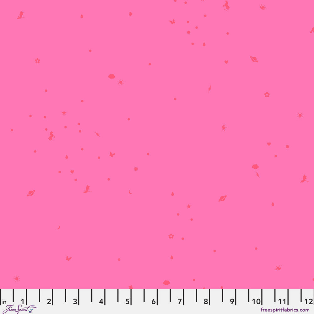 Legendary Cotton Lawn Fabric by Tula Pink - Charmed in Sugar Plum Pink/Purple - 54" COTTON LAWN - CLTP005.SUGARPLUM