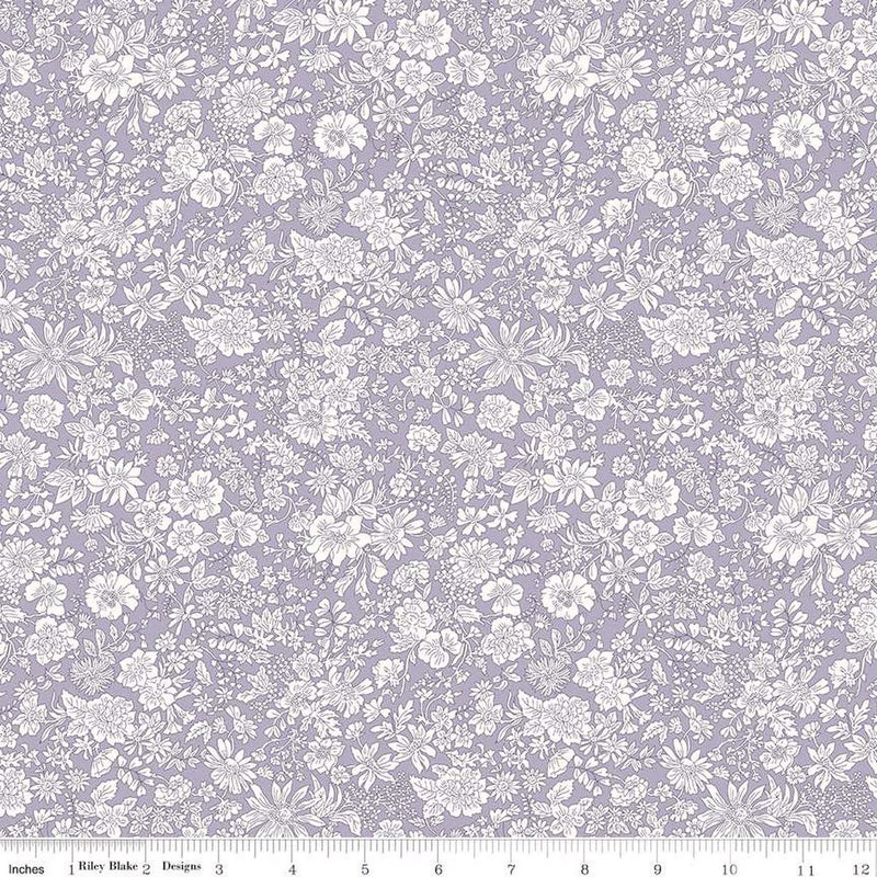 Liberty Emily Belle Quilt Fabric - Emily Belle in Mauve Purple - 01666404A