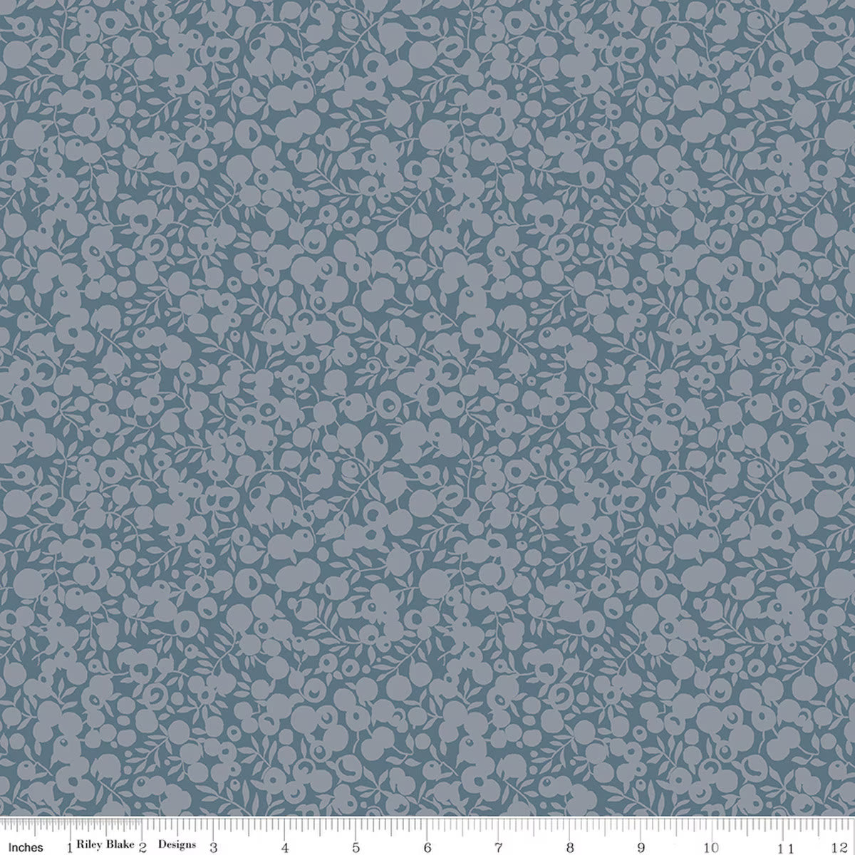 Liberty Quilt Fabric - Wiltshire Shadow in Denim Blue - 04775695Z