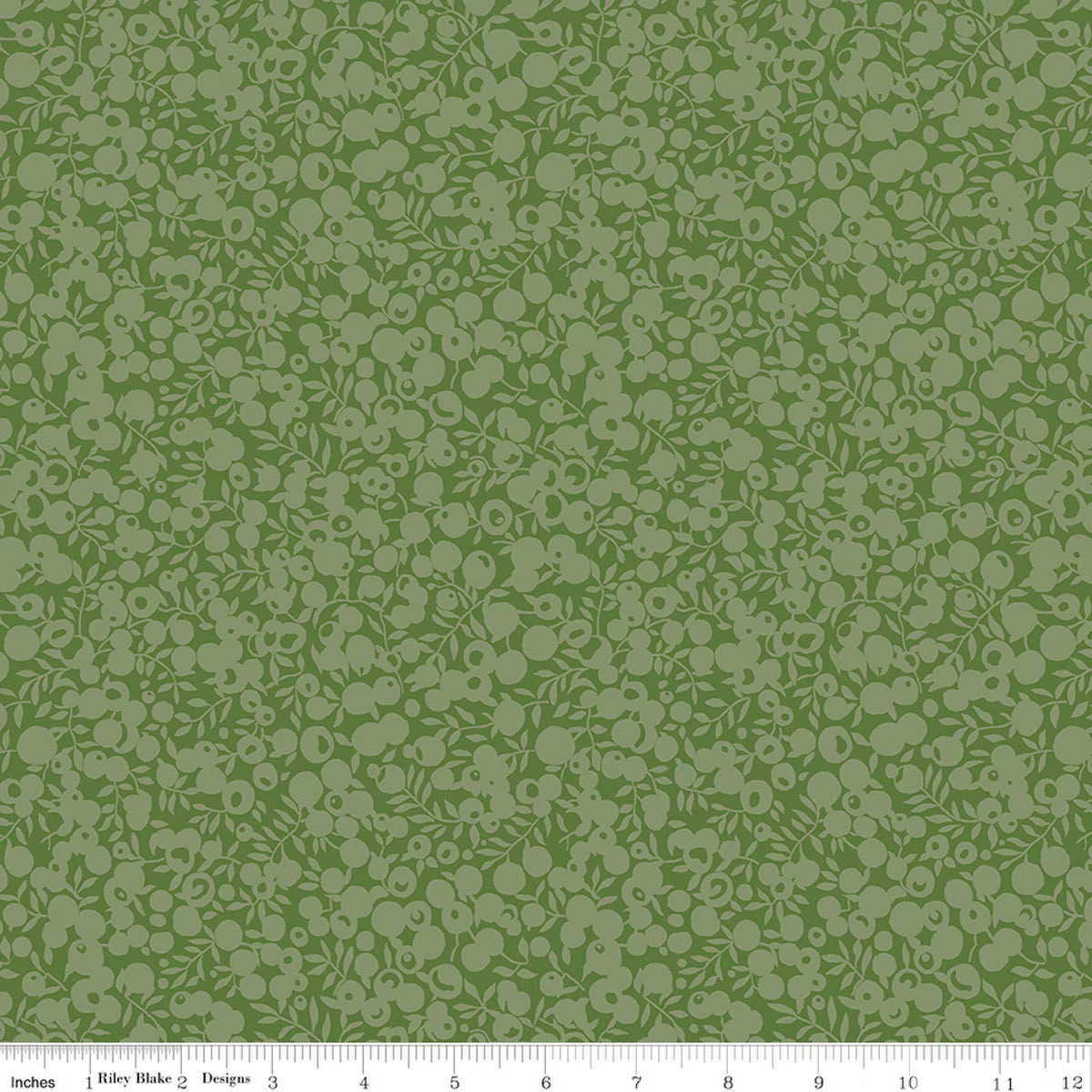 Liberty Quilt Fabric - Wiltshire Shadow in Leaf Green - 04775709Z