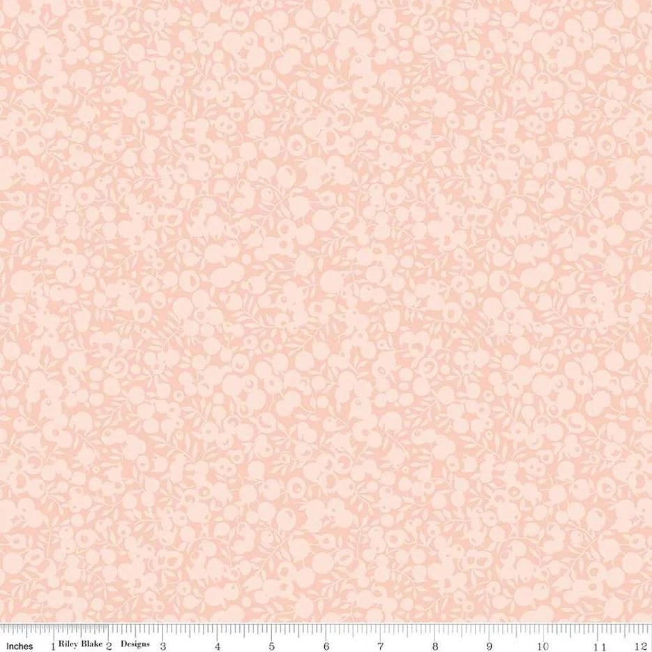 Liberty Quilt Fabric - Wiltshire Shadow in Ballet Slippers Pink - 01666519A