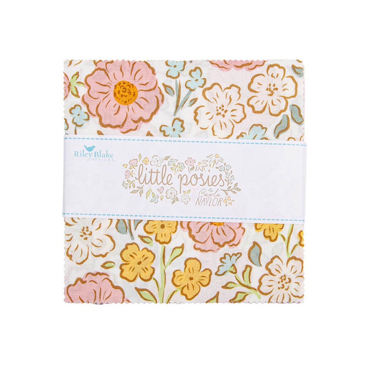 Little Posies Quilt Fabric - 5" Stacker - set of 42 5" squares - 5-18320-42