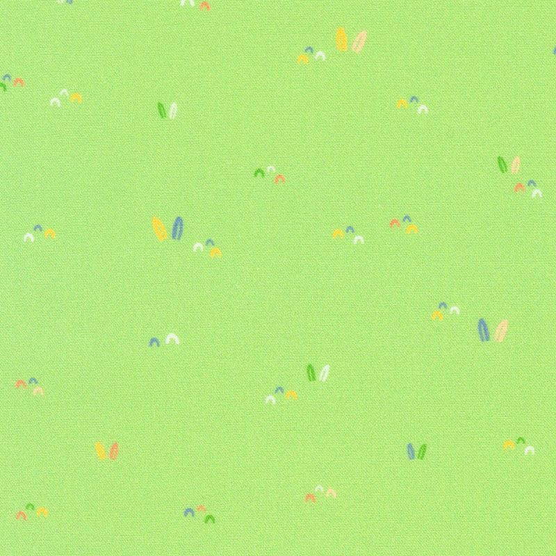 Little Safari Quilt Fabric - Little Grasses in Meadow Green - SRKD-22356-270 MEADOW