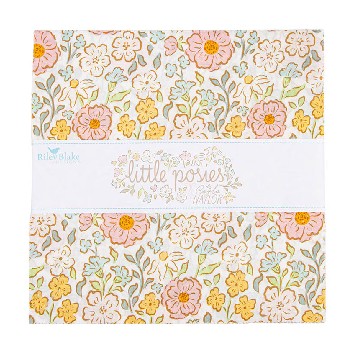 Little Posies Quilt Fabric - 10" Stacker - set of 42 10" squares - 10-18320-42