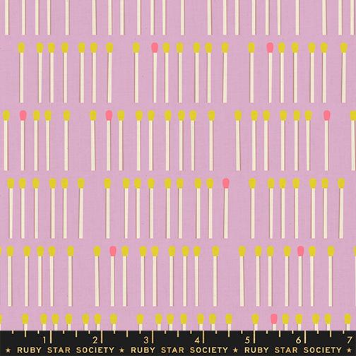 Lofi Linens Quilt Fabric by Ruby Star Society - Meet Your Match in Wisteria Purple - RS1132 19CL - 15% LINEN/85 % COTTON