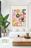 Love More Worry Less Quilt Pattern from Zen Chic - ZC LMQP