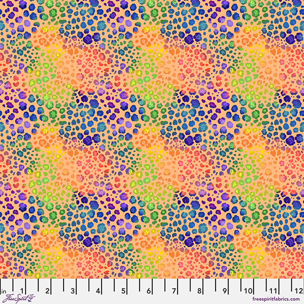 Love Under the Stars Quilt Fabric - Jaguar Spots in Multi - PWKT059.XMULTI